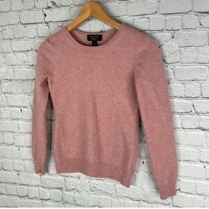 Charter Club Sz Petite P Luxury 100% Cashmere plush Knit Plush Small Blush pink